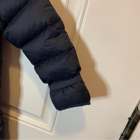 L.L. Bean Kids Infants' Ultralight 650 Down Bunting Puffer Jacket Navy $120.00 - Picture 13 of 15